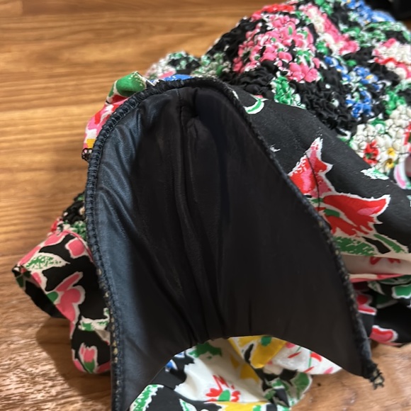 Rare Talbots Vintage Union Labeled Floral Two Piece Skirt Set SZ 4 - Picture 12 of 12